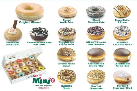 krispy kreme list of doughnuts - Stop! Look! and Capture!