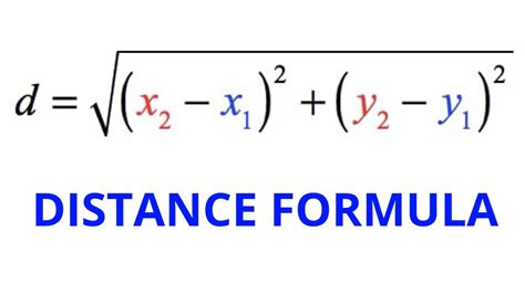 How To Find Distance Formula In Geometry