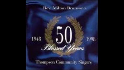 Milton Brunson Safe In His Arms - YouTube