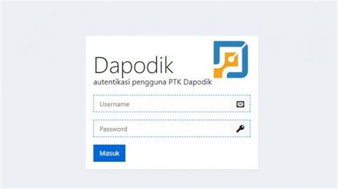 LINK Sso.datadik.kemdikbud.go.id , Login SSO Dapodik Autentikasi ...