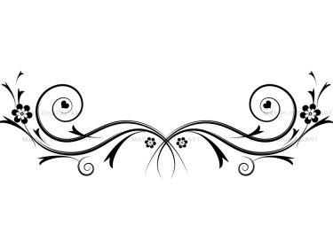 Flourishes decorations black curly flourishes swirls clipart – Clipartix