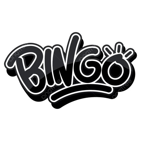 free bingo clipart black and white