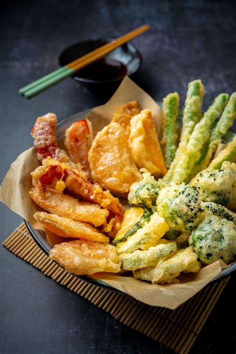 Vegetable tempura with ginger ponzu sauce Delizzious Food... | Recipe ...