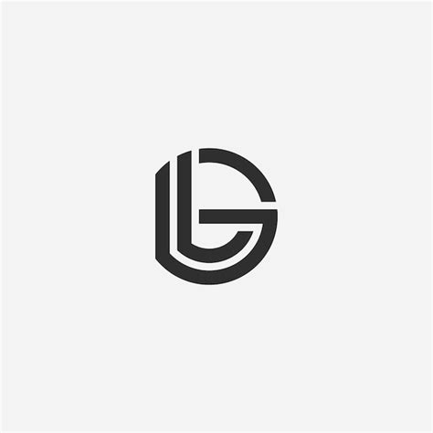 Premium Vector | LG logo vector icon illustration