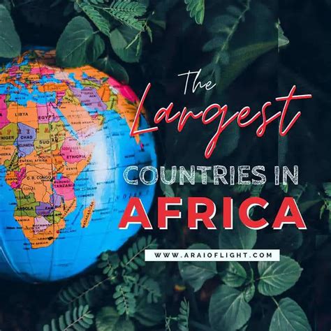 Revealed: The LARGEST Country in Africa 2025 | Ranked by Size ...