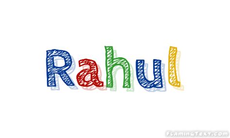 Rahul Logo | Herramienta de diseño de nombres gratis de Flaming Text