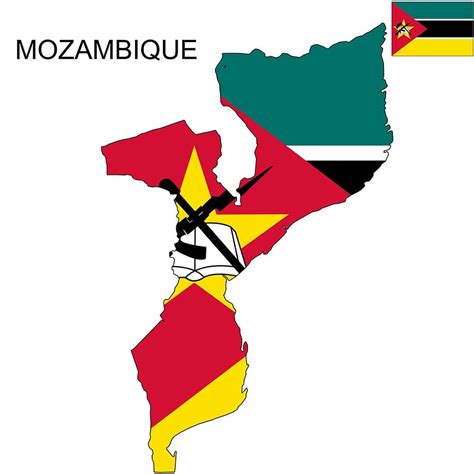 Mozambique Flag Map and Meaning | Mappr