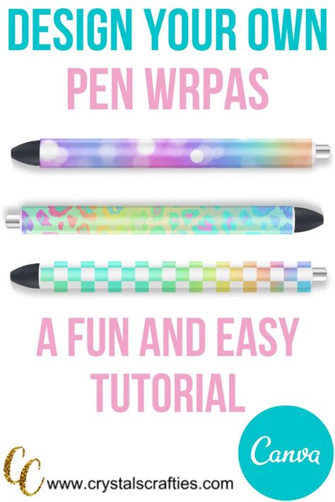 How to Make Pen Wraps | Custom ink pens, Pen diy, Pen craft