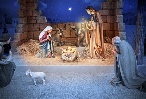 Buy LFEEY 10x8ft Christmas Manger Scene Backdrop Religious Bethlehem ...