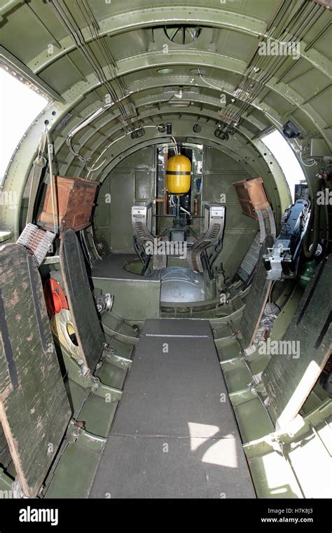 The interior of a B17 B-17 World war 2 bomber aircraft Stock Photo - Alamy