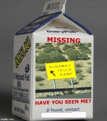 Milk Carton Missing Generator