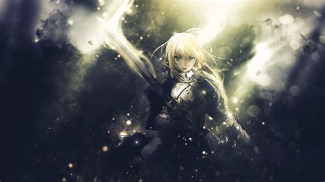 shadow, 1080P, saber, knight, fate, blond, armor, fantasy, zero ...