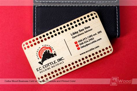 Birch Wood Business Cards | World Leader in Metal Business Cards