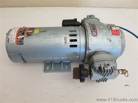 Used Gast Air Compressor 1/3 HP, 12 Volts DC 3HBB-251-M322, Ken ...