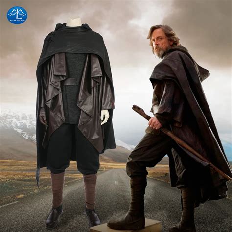 MANLUYUNXIAO New Star Wars The Last Jedi Luke Skywalker Costume Men ...