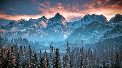 Forest Mountains with a blue filter [3840x2160] With ImageGoNord : r ...