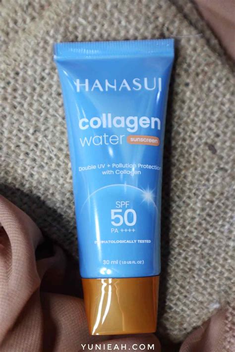 Hanasui Collagen Water Sunscreen SPF PA++++, Under 50k, worth it kah?