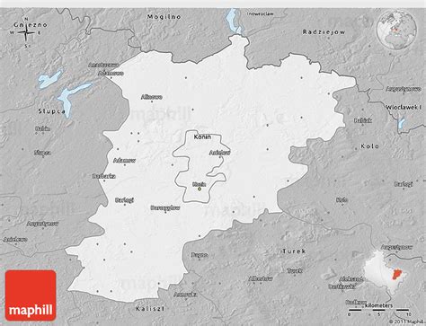 Gray 3D Map of Konin I