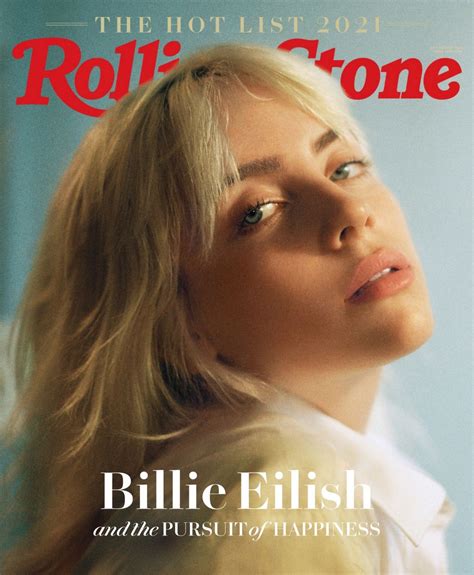 BILLIE EILISH in Rolling Stone Magazine, Hot List 2021 – HawtCelebs