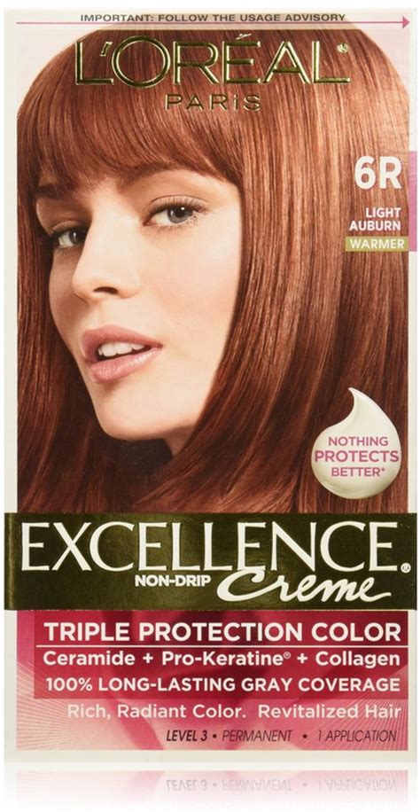 L'Oreal Paris Excellence Creme Triple Protection Hair Color, Light ...