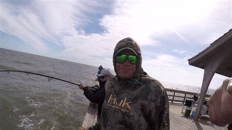 Pier Fishing Tybee Island (Red Fish) - YouTube