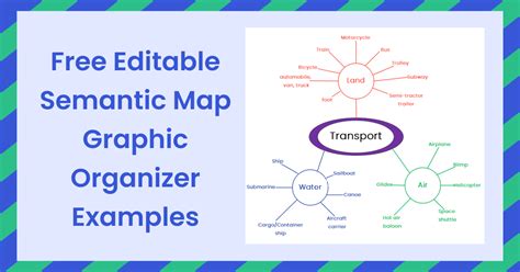 Free Editable Semantic Map Graphic Organizer Examples | EdrawMax Online