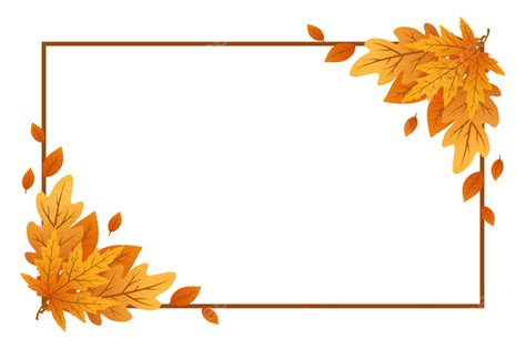 Autumn Leaf Border Or Frame Vector, Frames, Autumn Leaves, Autumn Leaf ...