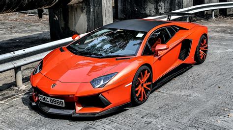 Orange Lamborghini Aventador Lp900 Wallpaper Download 5120x2880