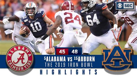 #5 Alabama vs #15 Auburn Highlights: Bama suffers HUGE loss in a wild ...