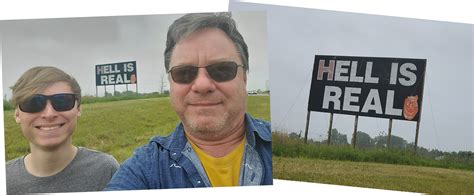 HELL IS REAL Sign | Ohio Traveler