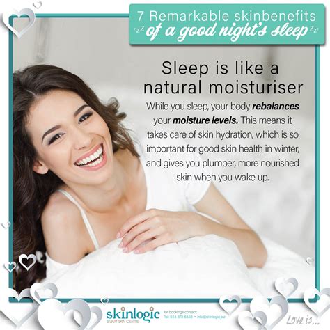 7 Remarkable skin benefits of a good night’s sleep 1. Sleep is like a ...