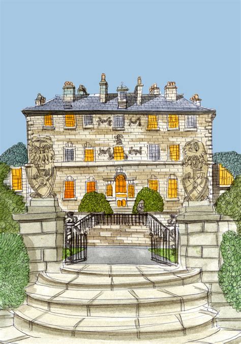 Pollok House - Adrian McMurchie - The Glasgow Illustrator