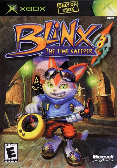 Blinx: The Time Sweeper (2002) Xbox box cover art - MobyGames