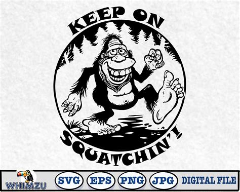 Gone Squatchin Sasquatch Svg Sasquatch Svg Bigfoot Funny Svg Funny ...