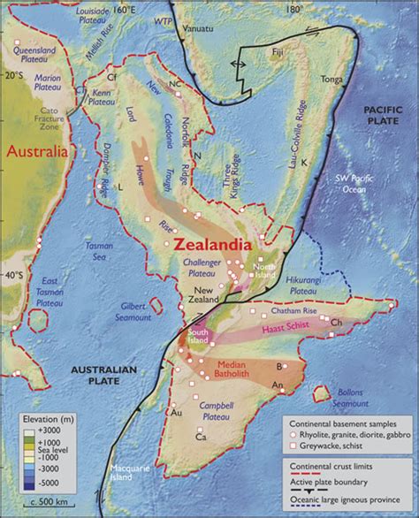 Map of Zealandia: A New interactive map - Bruce Luyendyk