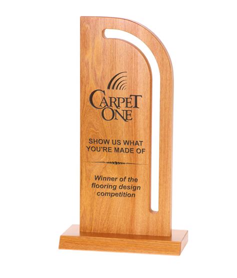 Solid Wood Trophy 37cm Awards Trophy and Engraving Experts