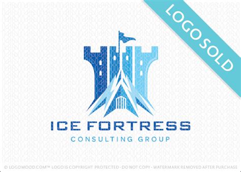 Ice Fortress Castle - Buy Premade Readymade Logos for Sale