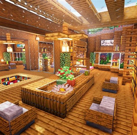 #LivingRoom #Minecraft #Designs | Minecraft houses, Easy minecraft ...