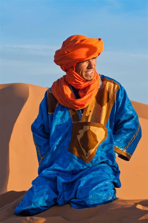 Moroccan blue, People around the world, Blue & orange