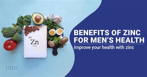 7 benefits of zinc for men’s Health