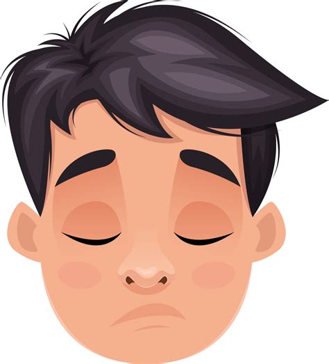 Sad Kid Face Clipart