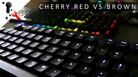 (110 wpm) Fast Typing Sound Test: Cherry MX Red VS Brown and O-Rings ...