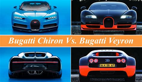 Bugatti Veyron vs. Bugatti Chiron Comparison - Automotive Car Review