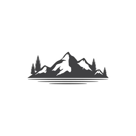 mountain logo vector 21572895 Vector Art at Vecteezy