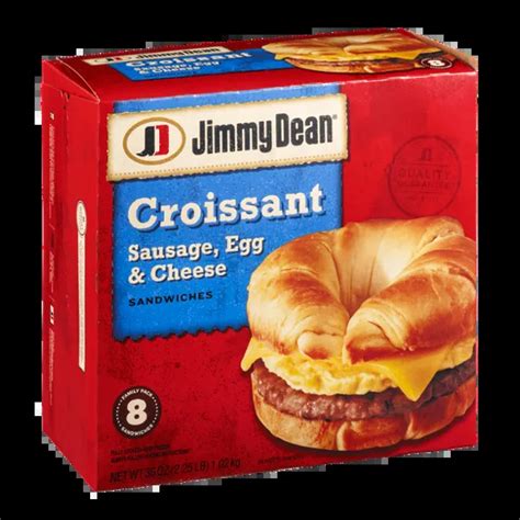 Jimmy Dean® Croissant Sandwiches Sausage, Egg & Cheese Reviews 2019