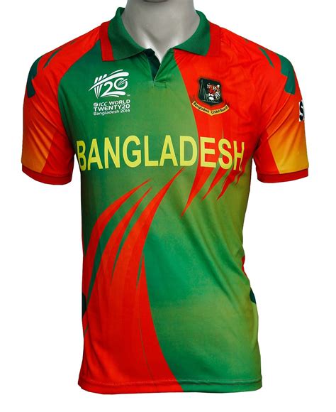 Bangladesh T20 World Cup Jersey Full Sleeve Collar Cricket Jersey ...