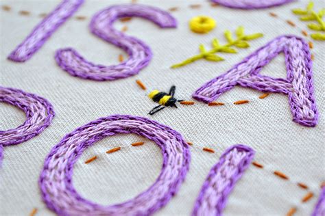 What Embroidery Stitch to Use for Letters - Embroidery Machine World