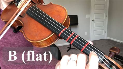 How to play B flat on the A-string (Violin low 1) - YouTube