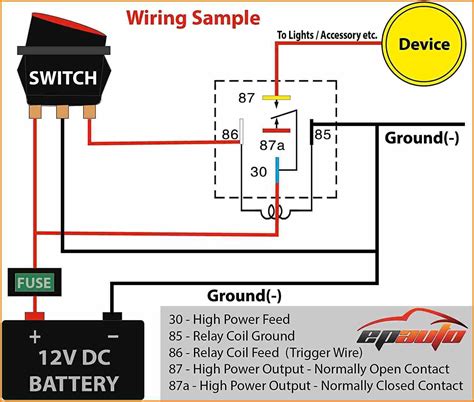 Relay Wiring Diagram For Horn