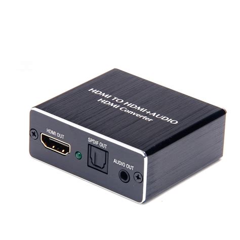 Hdmi audio extractor HDMI to HDMI and Optical TOSLINK SPDIF 3.5mm ...